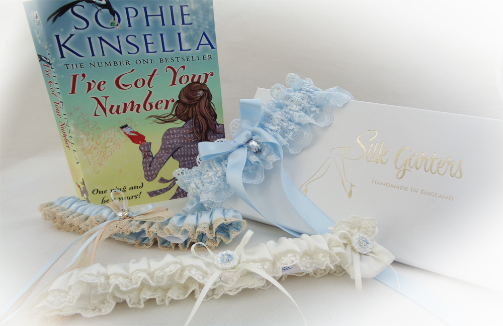 Sophie Kinsella Blue Wedding Garters