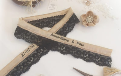 Custom Made Wolves Bridal Garter for Anne-Marie a Wolverhampton Wanderers Fan