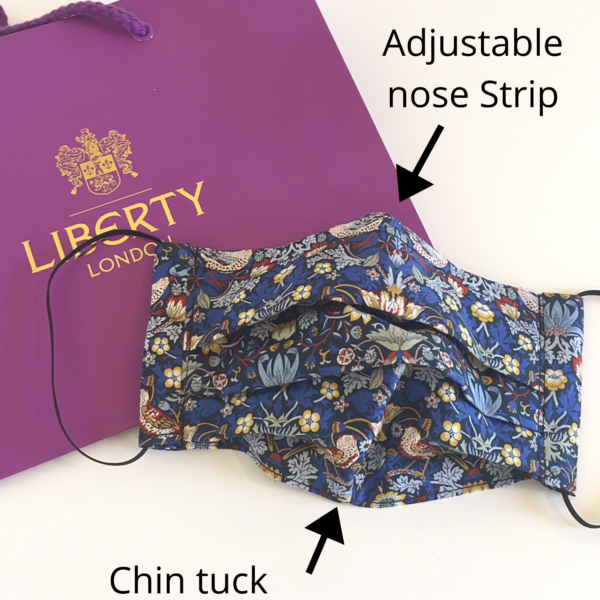Liberty print face mask for sale