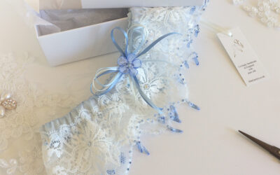Dream Wedding Garters, Unique Hand-beaded Designer Collection