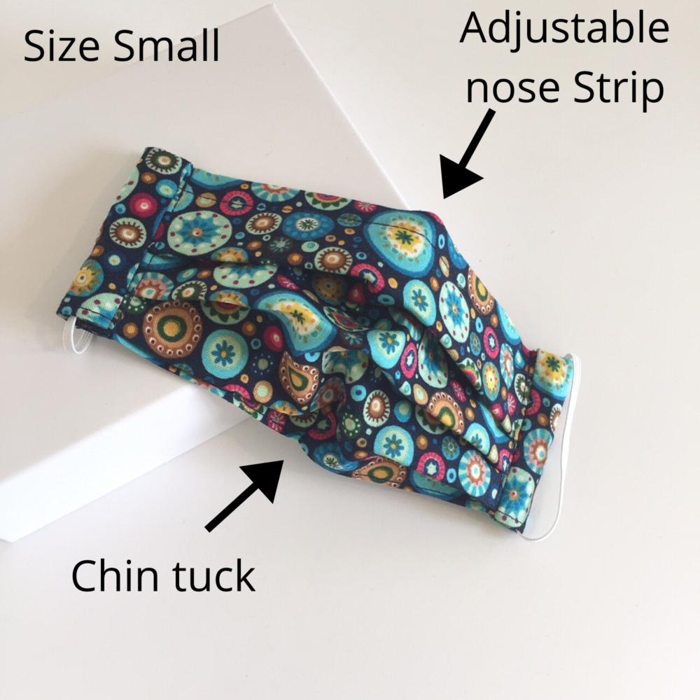 small cotton face mask