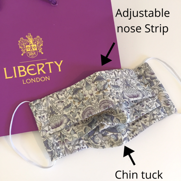 Classic liberty print face mask