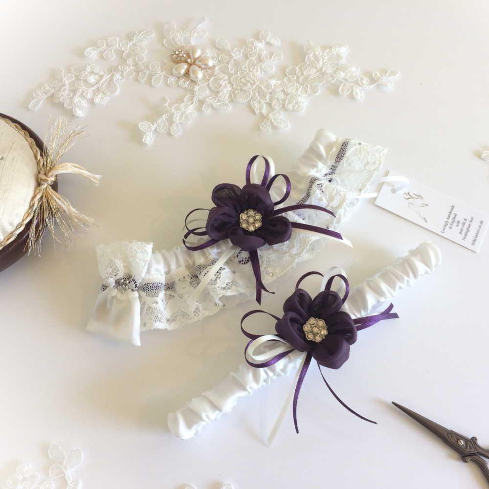 Wedding garter sets cheap