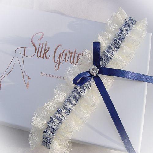 Ribbons and lace wedding garter