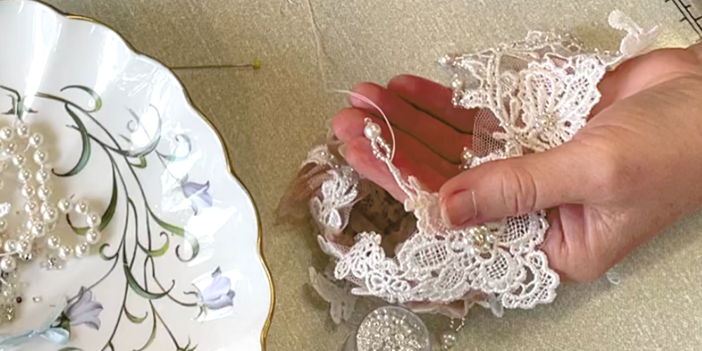 my hands making bespoke making bespoke garters