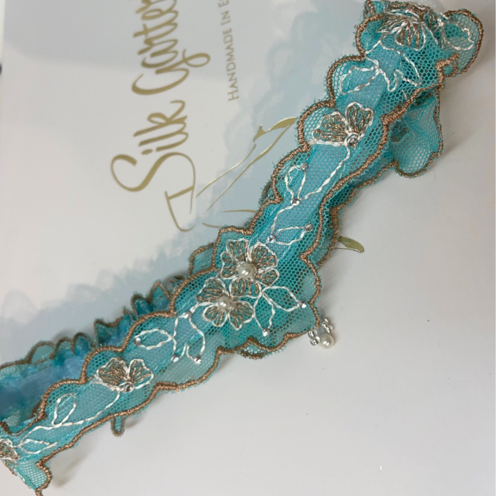 beach wedding garter