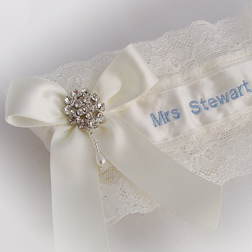 personalised garter uk